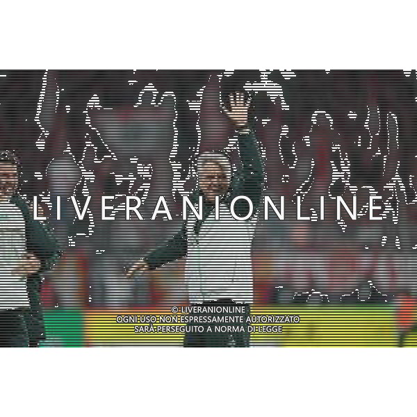 1. Bundesliga: SV Werder Bremen - 1. FC Köln am 29.11.2025 im Weserstadion in Bremen Trainer Horst Steffen (Bremen) jubelt. Foto: osnapix / Michael Titgemeyer DFL regulations prohibit any use of photographs as image sequences and/or quasi-video. / action press AG KARMAPRESS-AG ALDO LIVERANI SAS