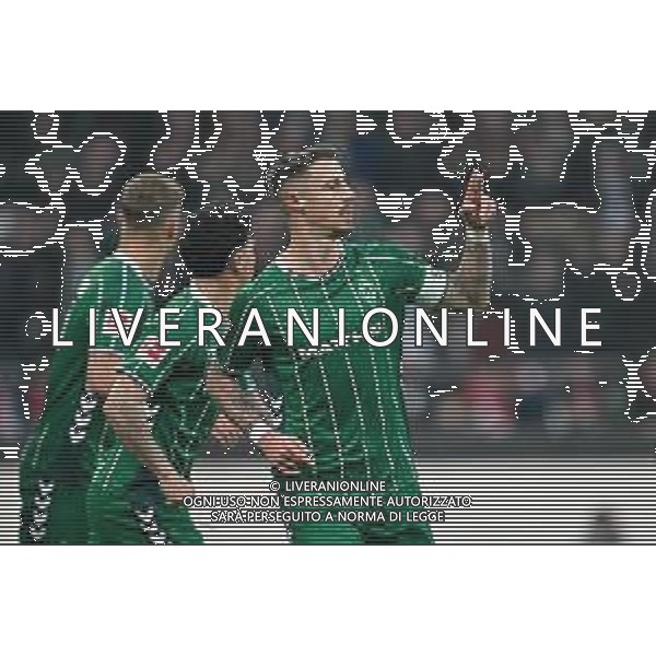 1. Bundesliga: SV Werder Bremen - 1. FC Köln am 29.11.2025 im Weserstadion in Bremen Jubel, Torjubel, Torschuetze, Torschütze Marco Friedl (Bremen) jubelt nach seinem Tor zum 1:0. Foto: osnapix / Michael Titgemeyer DFL regulations prohibit any use of photographs as image sequences and/or quasi-video. / action press AG KARMAPRESS-AG ALDO LIVERANI SAS