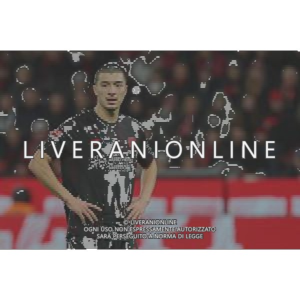 1. Bundesliga - Bayer 04 Leverkusen - Borussia Dortmund am 29.11.2025 in der BayArena in Leverkusen Ibrahim Maza (Leverkusen 30) unzufrieden, enttäuscht, enttaeuscht, niedergeschlagen Foto: osnapix / Marcus Hirnschal DFL regulations prohibit any use of photographs as image sequences and/or quasi-video / action press AG KARMAPRESS-AG ALDO LIVERANI SAS