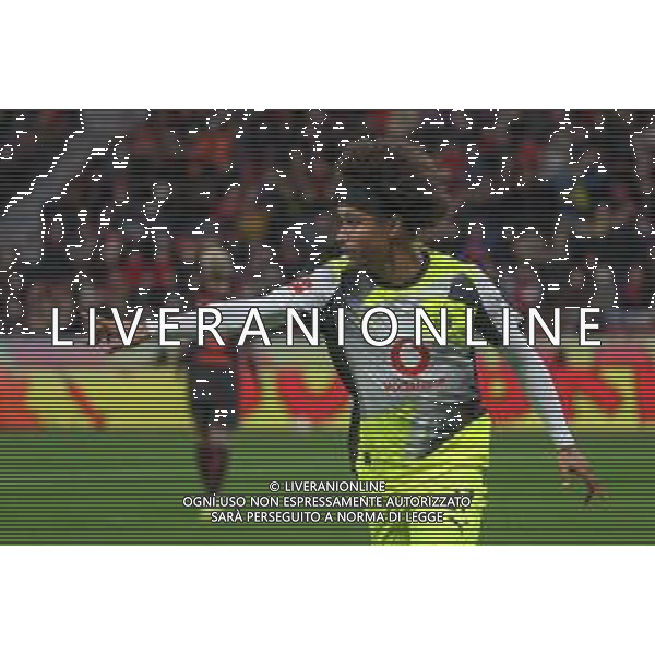 1. Bundesliga - Bayer 04 Leverkusen - Borussia Dortmund am 29.11.2025 in der BayArena in Leverkusen Jubel, Torjubel, Torschuetze, Torschütze Karim Adeyemi (Dortmund 27) jubelt nach seinem Tor zum 0 zu 2 Foto: osnapix / Marcus Hirnschal DFL regulations prohibit any use of photographs as image sequences and/or quasi-video / action press AG KARMAPRESS-AG ALDO LIVERANI SAS