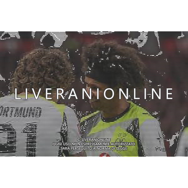 1. Bundesliga - Bayer 04 Leverkusen - Borussia Dortmund am 29.11.2025 in der BayArena in Leverkusen Jubel, Torjubel, Torschuetze, Torschütze Karim Adeyemi (Dortmund 27) jubelt nach seinem Tor zum 0 zu 2 mit Fabio Silva (Dortmund 21) Foto: osnapix / Marcus Hirnschal DFL regulations prohibit any use of photographs as image sequences and/or quasi-video / action press AG KARMAPRESS-AG ALDO LIVERANI SAS