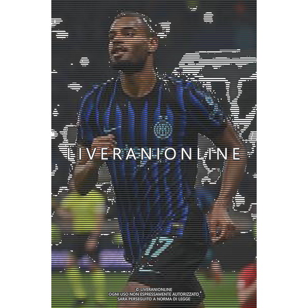 Inter vs Venezia nella foto Andy Diouf (Inter) Milano 03-12-2025 Stadio Giuseppe Meazza - San Siro Inter vs Venezia Coppa Italia Frecciarossa - ottavi di finale foto Roberto Garavaglia/Agenzia Aldo Liverani sas