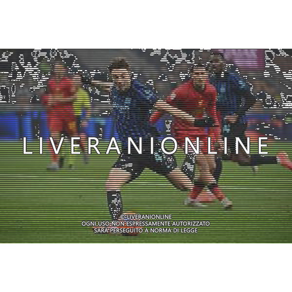 Inter vs Venezia nella foto Matteo Spinacce\' (Inter) occasione da gol Milano 03-12-2025 Stadio Giuseppe Meazza - San Siro Inter vs Venezia Coppa Italia Frecciarossa - ottavi di finale foto Roberto Garavaglia/Agenzia Aldo Liverani sas