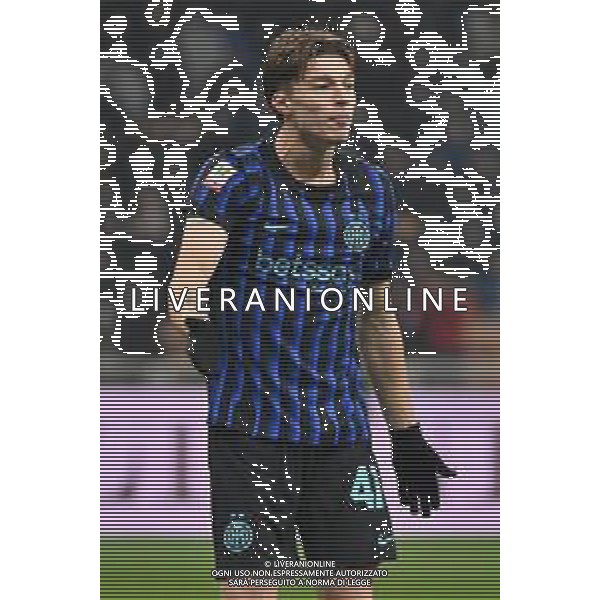 Inter vs Venezia nella foto Matteo Spinacce’ (Inter) Milano 03-12-2025 Stadio Giuseppe Meazza - San Siro Inter vs Venezia Coppa Italia Frecciarossa - ottavi di finale foto Roberto Garavaglia/Agenzia Aldo Liverani sas