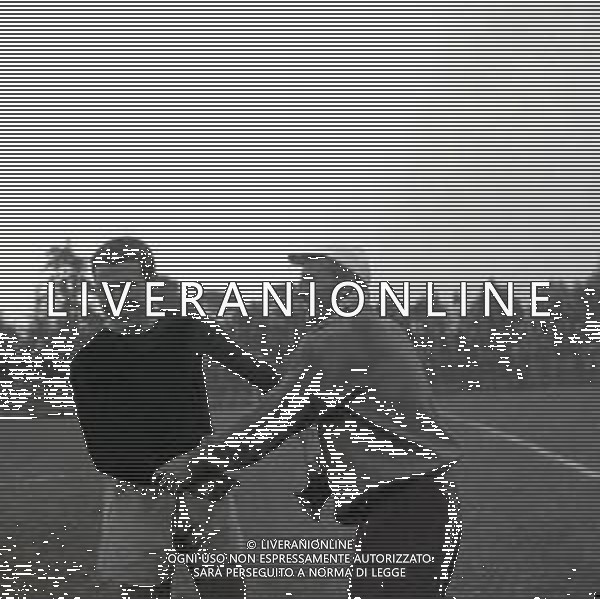 NEG-RETROSPETTIVA NICOLA PIETRANGELI TENNIS NELLA FOTO NICOLA PIETRANGELI CON FULVIO BERNARDINI -LOVATI E CANESTRI ANNI 1950-60 FOTO SANDRO VESPASIANI-AG ALDO LIVERANI SAS