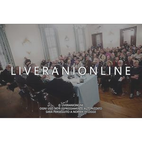 IMOLA 03 12 2025 PRESENTAZIONE DEL LIBRO "COGNETEX origini,storia e parabola di una realta\' industriale venuta da lontano"AUTORE DEL LIBRO ING ALESSANDRO MIRRI NELLA FOTO DA SINISTRA GIOVANNI BUCCHI,ALESSANDRO MIRRI,PIETRO CASSANI E VESCOVO DI IMOLA GIOVANNI MOSCIATTI FOTO GIANNI SANNA-AG ALDO LIVERANI SAS