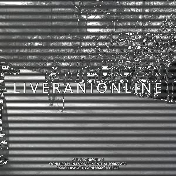 NEG-1949 GIRO D\'ITALIA TAPPA TERNI -ROMA VINTA DA MENON ANGELO FOTO SANDRO VESPASIANI-AG ALDO LIVERANI SAS