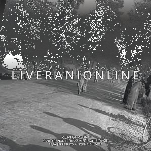 NEG-1949 GIRO D\'ITALIA TAPPA TERNI -ROMA VINTA DA MENON ANGELO FOTO SANDRO VESPASIANI-AG ALDO LIVERANI SAS