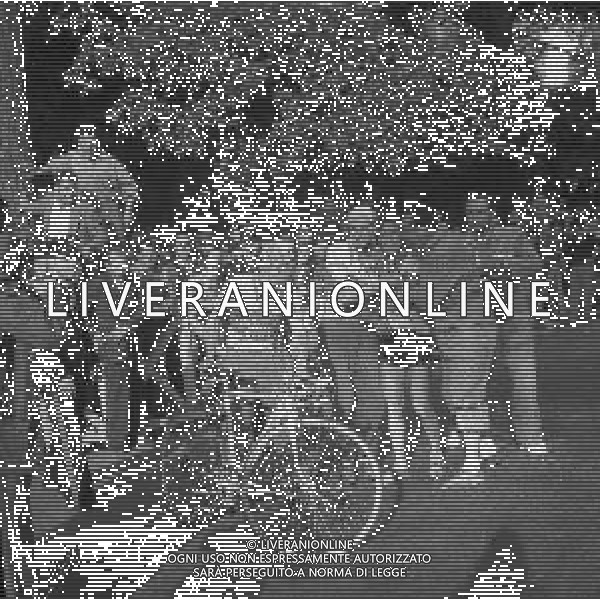 NEG-1949 GIRO D\'ITALIA TAPPA TERNI -ROMA VINTA DA MENON ANGELO NELLA FOTO ANGELO MENON FOTO SANDRO VESPASIANI-AG ALDO LIVERANI SAS