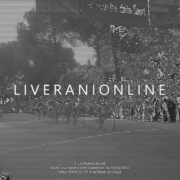 NEG-1949 GIRO D\'ITALIA TAPPA TERNI -ROMA VINTA DA MENON ANGELO FOTO SANDRO VESPASIANI-AG ALDO LIVERANI SAS