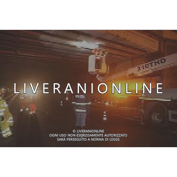 IMOLA 03 12 2025 UN CAMION CON IL CARICO TROPPO ALTO SBATTE NEL SOTTOPASSO DELL’AUTOSTRADA A14 ALTEZZA HOTEL MOLINO ROSSO CASELLO DI IMOLA ©SANNA - AGENZIA ALDO LIVERANI SAS