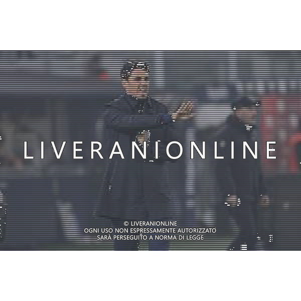 TVRG Bologna vs Parma nella foto Carlos Cuesta Garcia allenatore Parma Bologna 04-12-2025 Stadio Renato Dall\'Ara Bologna vs Parma Coppa Italia Frecciarossa - ottavi di finale foto Roberto Garavaglia/Agenzia Aldo Liverani sas