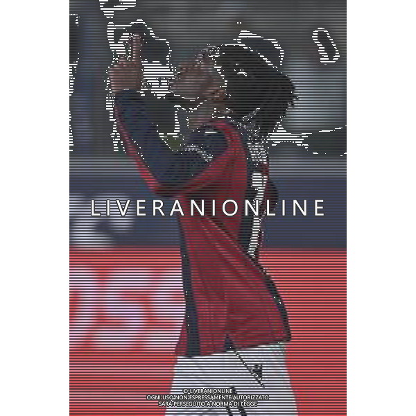 TVRG Bologna vs Parma nella foto Jonathan David Rowe (Bologna) esultanza dopo il gol dell\'1 a 1 Bologna 04-12-2025 Stadio Renato Dall\'Ara Bologna vs Parma Coppa Italia Frecciarossa - ottavi di finale foto Roberto Garavaglia/Agenzia Aldo Liverani sas