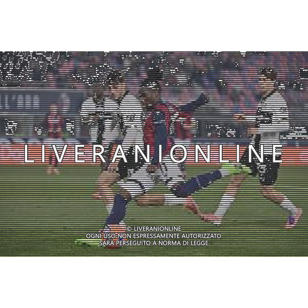 TVRG Bologna vs Parma nella foto Jonathan David Rowe (Bologna) al tiro Bologna 04-12-2025 Stadio Renato Dall\'Ara Bologna vs Parma Coppa Italia Frecciarossa - ottavi di finale foto Roberto Garavaglia/Agenzia Aldo Liverani sas