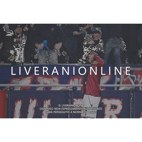 TVRG Bologna vs Parma nella foto Santiago Castro (Bologna) esultanza dopo il gol del 2 a 1 Bologna 04-12-2025 Stadio Renato Dall\'Ara Bologna vs Parma Coppa Italia Frecciarossa - ottavi di finale foto Roberto Garavaglia/Agenzia Aldo Liverani sas