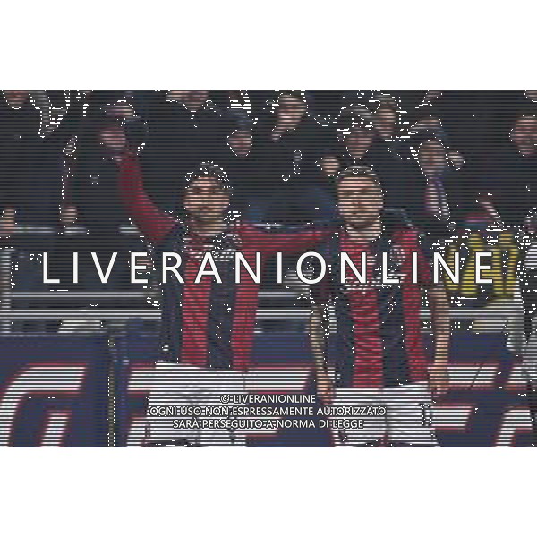 TVRG Bologna vs Parma nella foto Santiago Castro (Bologna) e Ciro Immobile (Bologna) esultanza dopo il gol del 2 a 1 Bologna 04-12-2025 Stadio Renato Dall\'Ara Bologna vs Parma Coppa Italia Frecciarossa - ottavi di finale foto Roberto Garavaglia/Agenzia Aldo Liverani sas