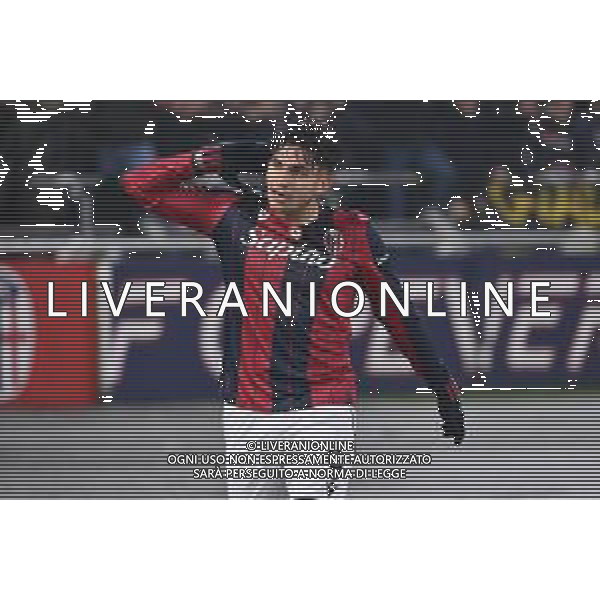 TVRG Bologna vs Parma nella foto Santiago Castro (Bologna) esultanza dopo il gol del 2 a 1 Bologna 04-12-2025 Stadio Renato Dall\'Ara Bologna vs Parma Coppa Italia Frecciarossa - ottavi di finale foto Roberto Garavaglia/Agenzia Aldo Liverani sas