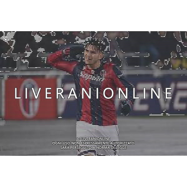 TVRG Bologna vs Parma nella foto Santiago Castro (Bologna) esultanza dopo il gol del 2 a 1 Bologna 04-12-2025 Stadio Renato Dall\'Ara Bologna vs Parma Coppa Italia Frecciarossa - ottavi di finale foto Roberto Garavaglia/Agenzia Aldo Liverani sas
