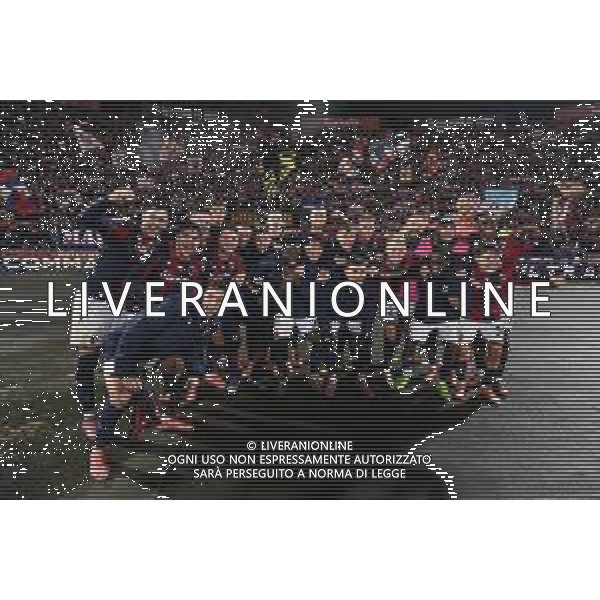 TVRG Bologna vs Parma nella foto esultanza finale Bologna Bologna 04-12-2025 Stadio Renato Dall\'Ara Bologna vs Parma Coppa Italia Frecciarossa - ottavi di finale foto Roberto Garavaglia/Agenzia Aldo Liverani sas