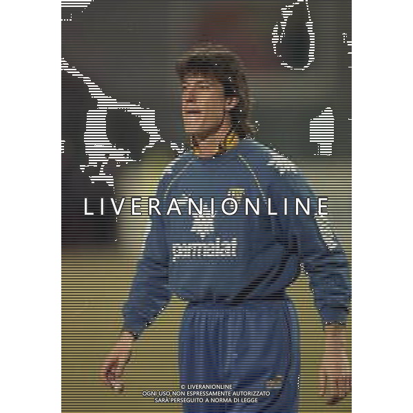 NEG COL-16-02-1997 REGGIO EMILIA-CAMPIONATO DI CALCIO SERIE A REGGIANA-PARMA 0-0 MELLA FOTO ALESSANDRO NISTA AG ALDO LIVERANI SAS