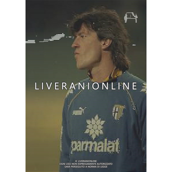 NEG COL-16-02-1997 REGGIO EMILIA-CAMPIONATO DI CALCIO SERIE A REGGIANA-PARMA 0-0 MELLA FOTO ALESSANDRO NISTA AG ALDO LIVERANI SAS