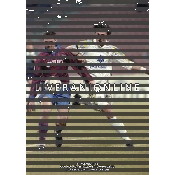 NEG COL-16-02-1997 REGGIO EMILIA-CAMPIONATO DI CALCIO SERIE A REGGIANA-PARMA 0-0 MELLA FOTO GABRIELE GROSSI E DINO BAGGIO AG ALDO LIVERANI SAS