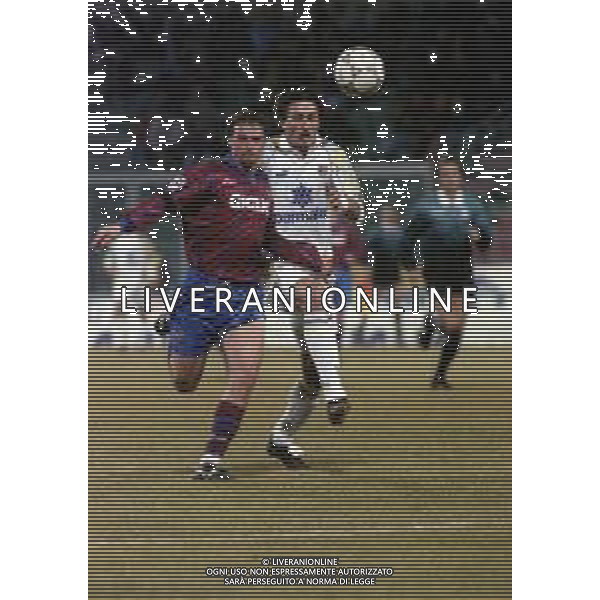 NEG COL-16-02-1997 REGGIO EMILIA-CAMPIONATO DI CALCIO SERIE A REGGIANA-PARMA 0-0 MELLA FOTO GABRIELE GROSSI E DINO BAGGIO AG ALDO LIVERANI SAS