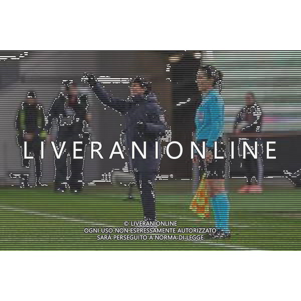 Cheftrainerin Sonia Bermudez (Spanien / Seleccion Espanola Femenina de Futbol) mit Anweisungen, Deutschland vs. Spanien, Fussball, Frauen, UEFA, Women’s Nations League, Saison 2025/2026, Finale - Runde 1 von 2, 28.11.2025 / action press AG KARMAPRESS-AG ALDO LIVERANI SAS