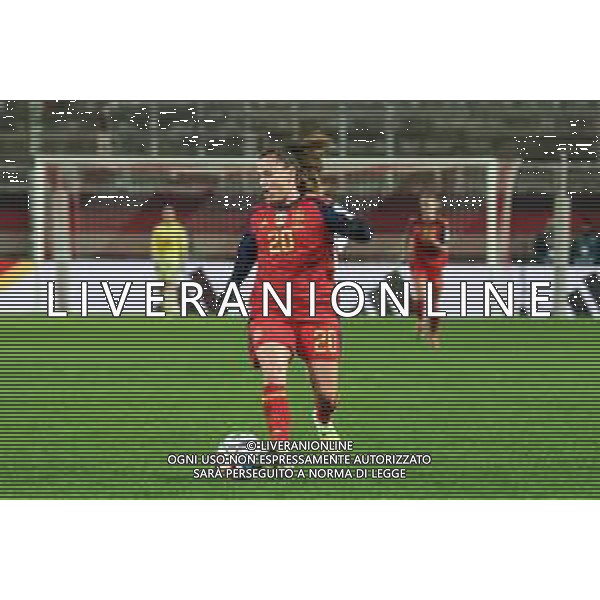 Claudia Pina # (Spanien / Seleccion Espanola Femenina de Futbol) in Aktion, Deutschland vs. Spanien, Fussball, Frauen, UEFA, Women’s Nations League, Saison 2025/2026, Finale - Runde 1 von 2, 28.11.2025 / action press AG KARMAPRESS-AG ALDO LIVERANI SAS