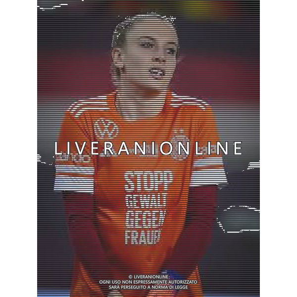 Ena Mahmutovic #21 (Deutschland) warm-up, Deutschland vs. Spanien, Fussball, Frauen, UEFA, Women’s Nations League, Saison 2025/2026, Finale - Runde 1 von 2, 28.11.2025 / action press AG KARMAPRESS-AG ALDO LIVERANI SAS