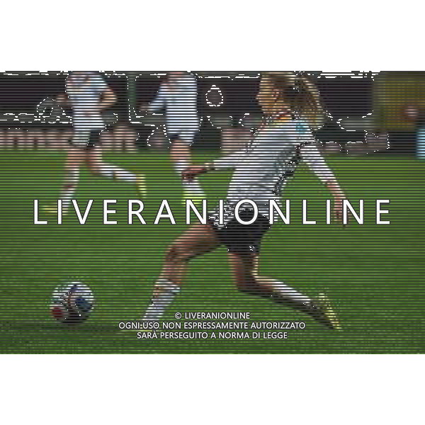 Elisa Senss #20 (Deutschland) in Aktion, Deutschland vs. Spanien, Fussball, Frauen, UEFA, Women’s Nations League, Saison 2025/2026, Finale - Runde 1 von 2, 28.11.2025 / action press AG KARMAPRESS-AG ALDO LIVERANI SAS