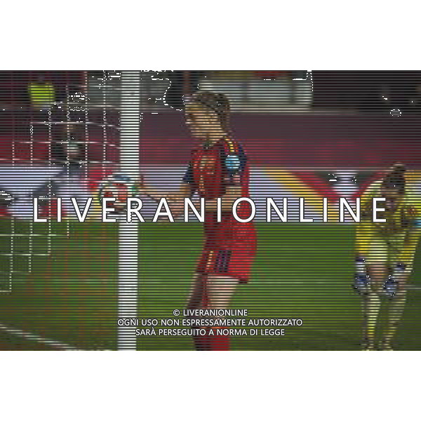 Irene Paredes Hernandez # (Spanien / Seleccion Espanola Femenina de Futbol), Deutschland vs. Spanien, Fussball, Frauen, UEFA, Women’s Nations League, Saison 2025/2026, Finale - Runde 1 von 2, 28.11.2025 / action press AG KARMAPRESS-AG ALDO LIVERANI SAS