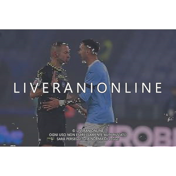 Lazio vs Milan Coppa Italia Frecciarossa - Ottavi di finale Stadio Olimpico - Roma 04-12-2025 nella foto arbitro Guida e Vecino Foto Federico Gaetano - ag Aldo liverani- AGENZIA ALDO LIVERANI SAS