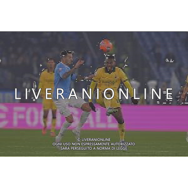 Lazio vs Milan Coppa Italia Frecciarossa - Ottavi di finale Stadio Olimpico - Roma 04-12-2025 nella foto Vecino e Leao Foto Federico Gaetano - ag Aldo liverani- AGENZIA ALDO LIVERANI SAS