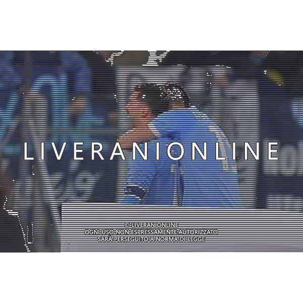 Lazio vs Milan Coppa Italia Frecciarossa - Ottavi di finale Stadio Olimpico - Roma 04-12-2025 nella foto Esultanza Zaccagni e Romagnoli Foto Federico Gaetano - ag Aldo liverani- AGENZIA ALDO LIVERANI SAS