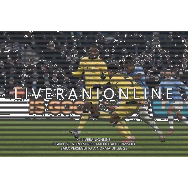 Lazio vs Milan Coppa Italia Frecciarossa - Ottavi di finale Stadio Olimpico - Roma 04-12-2025 nella foto Occasione gol Noslin Foto Federico Gaetano - ag Aldo liverani- AGENZIA ALDO LIVERANI SAS