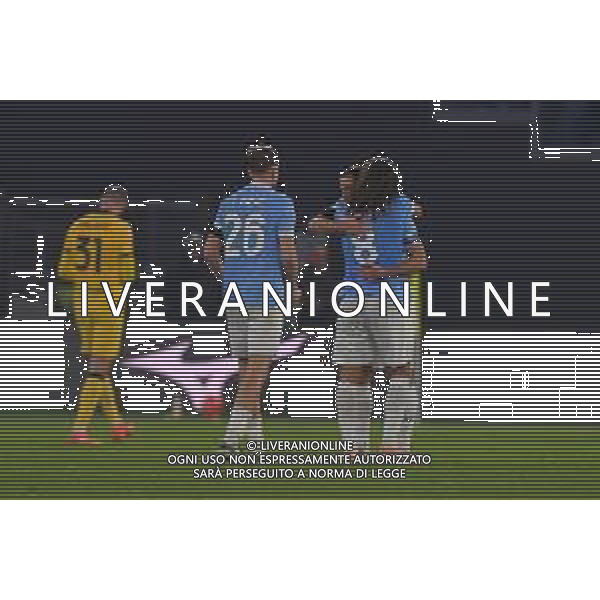 Lazio vs Milan Coppa Italia Frecciarossa - Ottavi di finale Stadio Olimpico - Roma 04-12-2025 nella foto Esultanza finale Lazio Foto Federico Gaetano - ag Aldo liverani- AGENZIA ALDO LIVERANI SAS