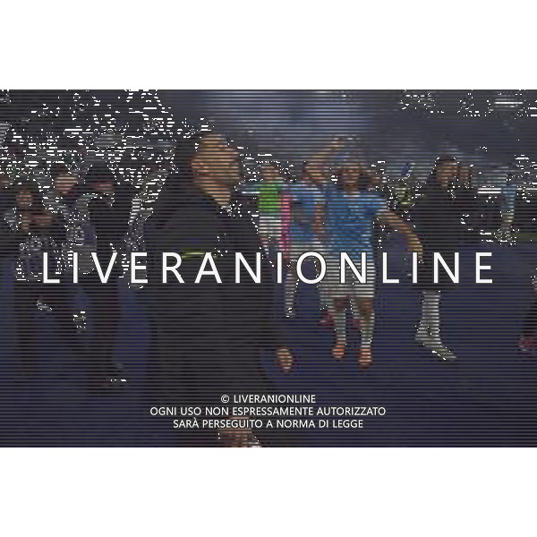 Lazio vs Milan Coppa Italia Frecciarossa - Ottavi di finale Stadio Olimpico - Roma 04-12-2025 nella foto Esultanza Zaccagni Foto Federico Gaetano - ag Aldo liverani- AGENZIA ALDO LIVERANI SAS