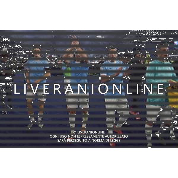 Lazio vs Milan Coppa Italia Frecciarossa - Ottavi di finale Stadio Olimpico - Roma 04-12-2025 nella foto Esultanza sotto la curva della Lazio Foto Federico Gaetano - ag Aldo liverani- AGENZIA ALDO LIVERANI SAS