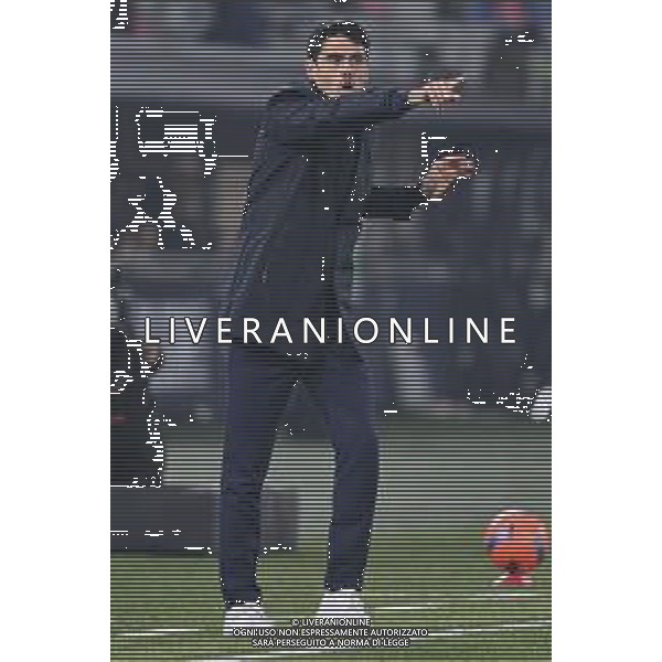 TVRG Bologna vs Parma nella foto Carlos Cuesta Garcia allenatore Parma Bologna 04-12-2025 Stadio Renato Dall\'Ara Bologna vs Parma Coppa Italia Frecciarossa - ottavi di finale foto Roberto Garavaglia/Agenzia Aldo Liverani sas