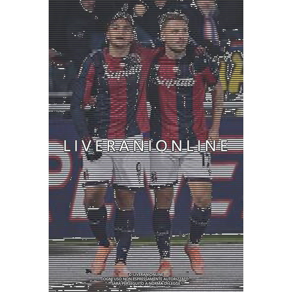 TVRG Bologna vs Parma nella foto Santiago Castro (Bologna) e Ciro Immobile (Bologna) esultanza dopo il gol del 2 a 1 Bologna 04-12-2025 Stadio Renato Dall\'Ara Bologna vs Parma Coppa Italia Frecciarossa - ottavi di finale foto Roberto Garavaglia/Agenzia Aldo Liverani sas