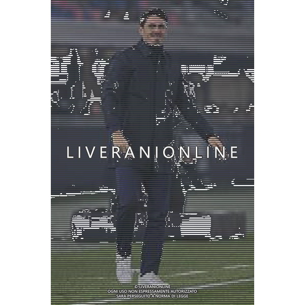 TVRG Bologna vs Parma nella foto Carlos Cuesta Garcia allenatore Parma Bologna 04-12-2025 Stadio Renato Dall\'Ara Bologna vs Parma Coppa Italia Frecciarossa - ottavi di finale foto Roberto Garavaglia/Agenzia Aldo Liverani sas