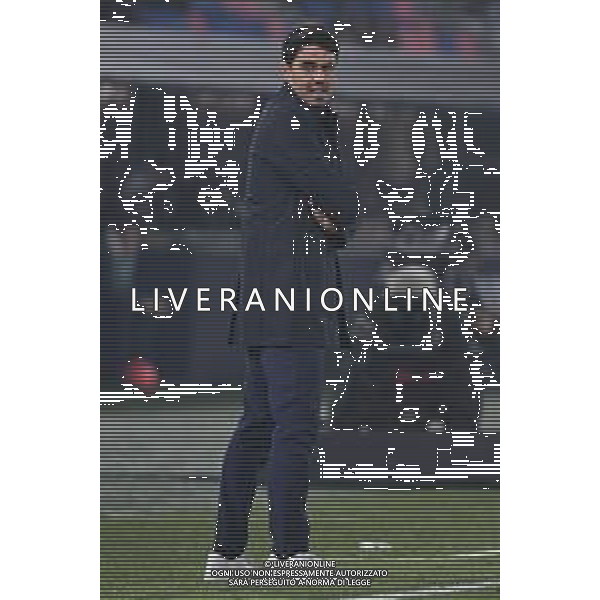 TVRG Bologna vs Parma nella foto Carlos Cuesta Garcia allenatore Parma Bologna 04-12-2025 Stadio Renato Dall\'Ara Bologna vs Parma Coppa Italia Frecciarossa - ottavi di finale foto Roberto Garavaglia/Agenzia Aldo Liverani sas