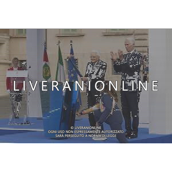 Roma 05 Dicembre 2025 Quirinale, Cerimonia per l\'accensione del bracere Olimpico. Nella Foto: Sergio Mattarella e Giovanni Malago’ Foto Credit: Andrea Bracaglia- AGENZIA ALDO LIVERANI SAS