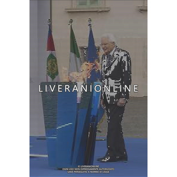 Roma 05 Dicembre 2025 Quirinale, Cerimonia per l\'accensione del bracere Olimpico. Nella Foto: Sergio Mattarella Foto Credit: Andrea Bracaglia- AGENZIA ALDO LIVERANI SAS