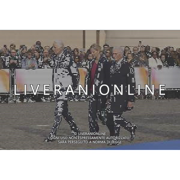 Roma 05 Dicembre 2025 Quirinale, Cerimonia per l\'accensione del bracere Olimpico. Nella Foto: Giovanni Malago’, Kirsty Coventry, Luciano Buonfiglio Foto Credit: Andrea Bracaglia- AGENZIA ALDO LIVERANI SAS