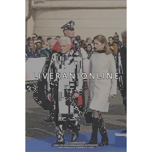 Roma 05 Dicembre 2025 Quirinale, Cerimonia per l\'accensione del bracere Olimpico. Nella Foto: Sergio Mattarella, Laura Mattarella Foto Credit: Andrea Bracaglia- AGENZIA ALDO LIVERANI SAS