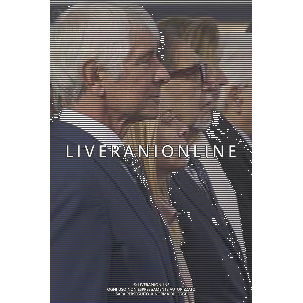 Roma 05 Dicembre 2025 Quirinale, Cerimonia per l\'accensione del bracere Olimpico. Nella Foto: Andrea Abodi, Giorgia Meloni, Ignazio La Russa Foto Credit: Andrea Bracaglia- AGENZIA ALDO LIVERANI SAS