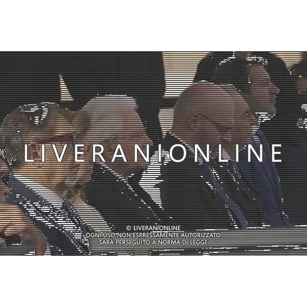 Roma 05 Dicembre 2025 Quirinale, Cerimonia per l\'accensione del bracere Olimpico. Nella Foto: Ignazio La Russa, Laura Mattarella, Sergio Mattarella, Lorenzo Fontana, Giovanni Amoroso, Matteo Salvini Foto Credit: Andrea Bracaglia- AGENZIA ALDO LIVERANI SAS