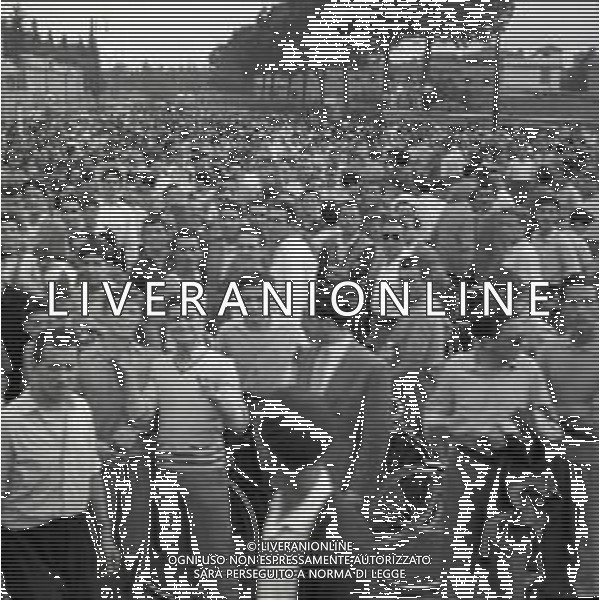 NEG-1949 GIRO D\'ITALIA A ROMA FOTO SANDRO VESPASIANI-AG ALDO LIVERANI SAS